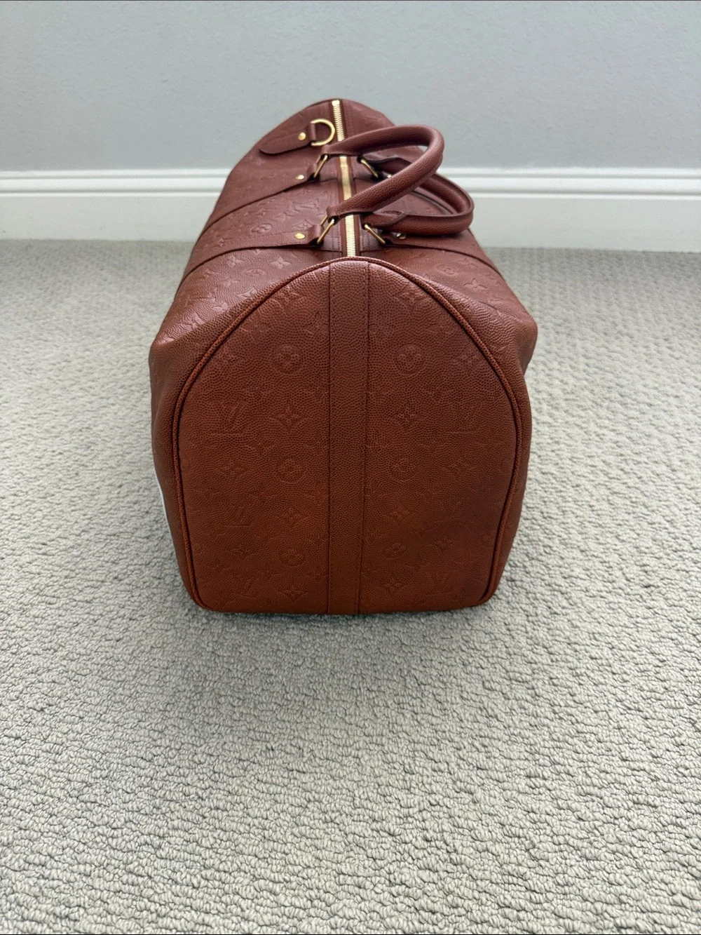 Louis Vuitton x NBA Keepall Bandoulière 55 in Ball Grain Leather